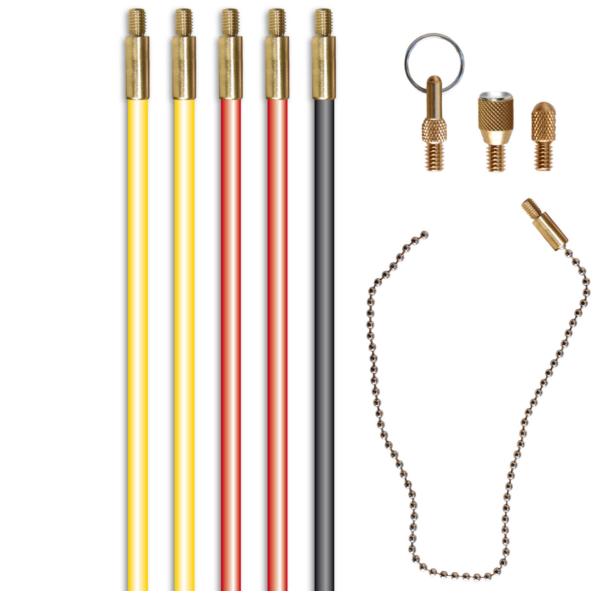 Aste Spinta Mt.5 con 4 Accessori