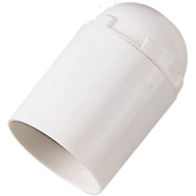 Portalampada E27 liscio Bianco
