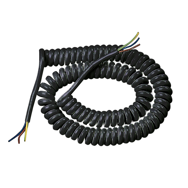 Spezz.cavo estensibile 3x0.75 Mt.5 NERO