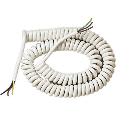 Spezz.cavo estensibile3x0.75 Mt.5 BIANCO