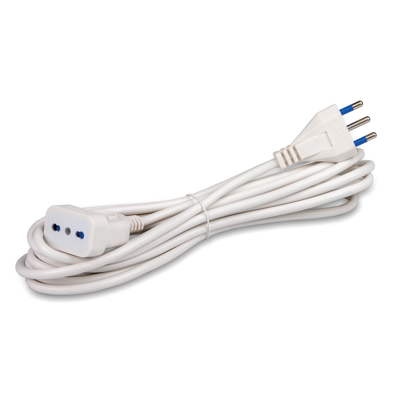 Cavo lis.3x1 Mt.5 Sp.+Pr.Si.16A+T BIANCO