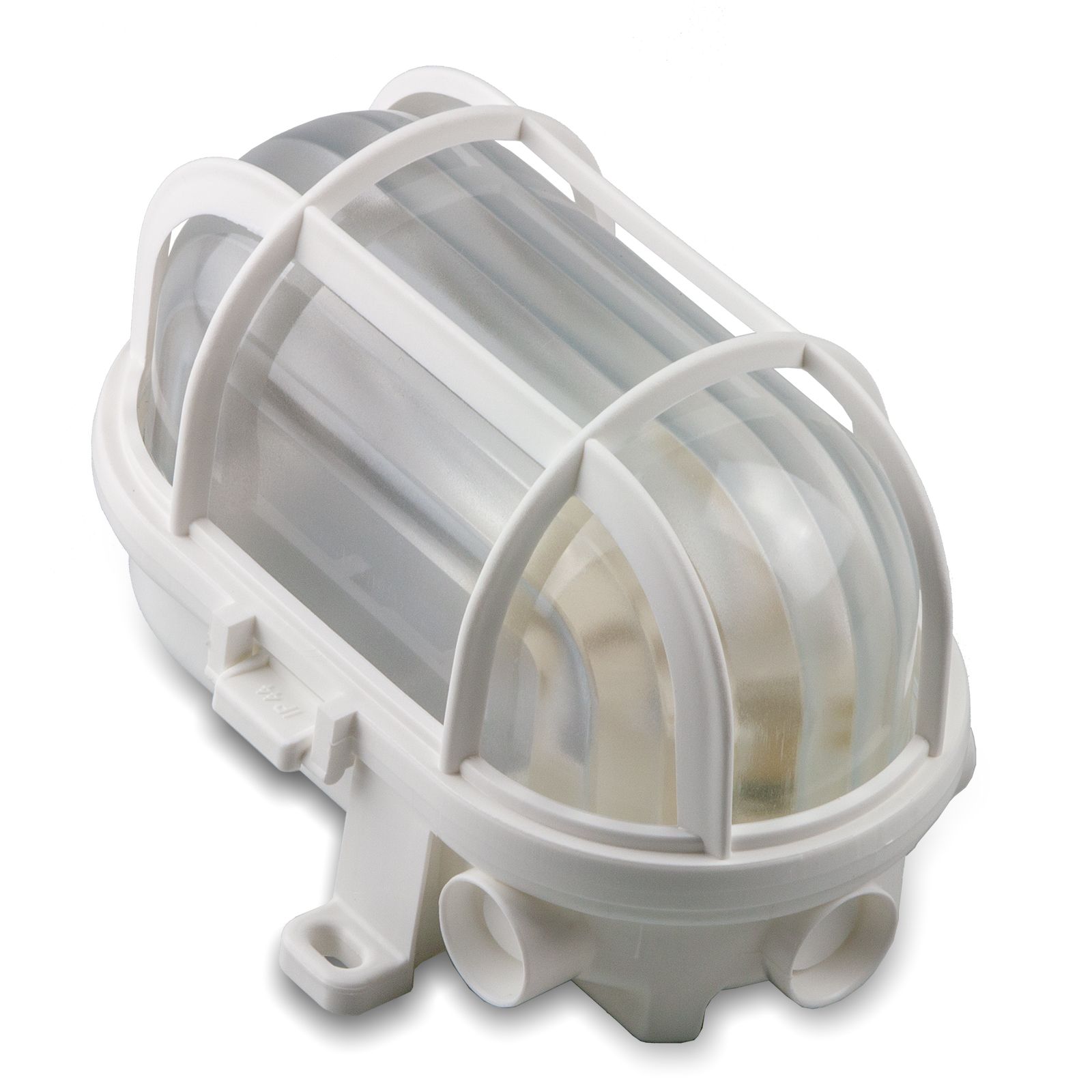 Plafon. con Gabbia Tecnopol. 40W BIANCA