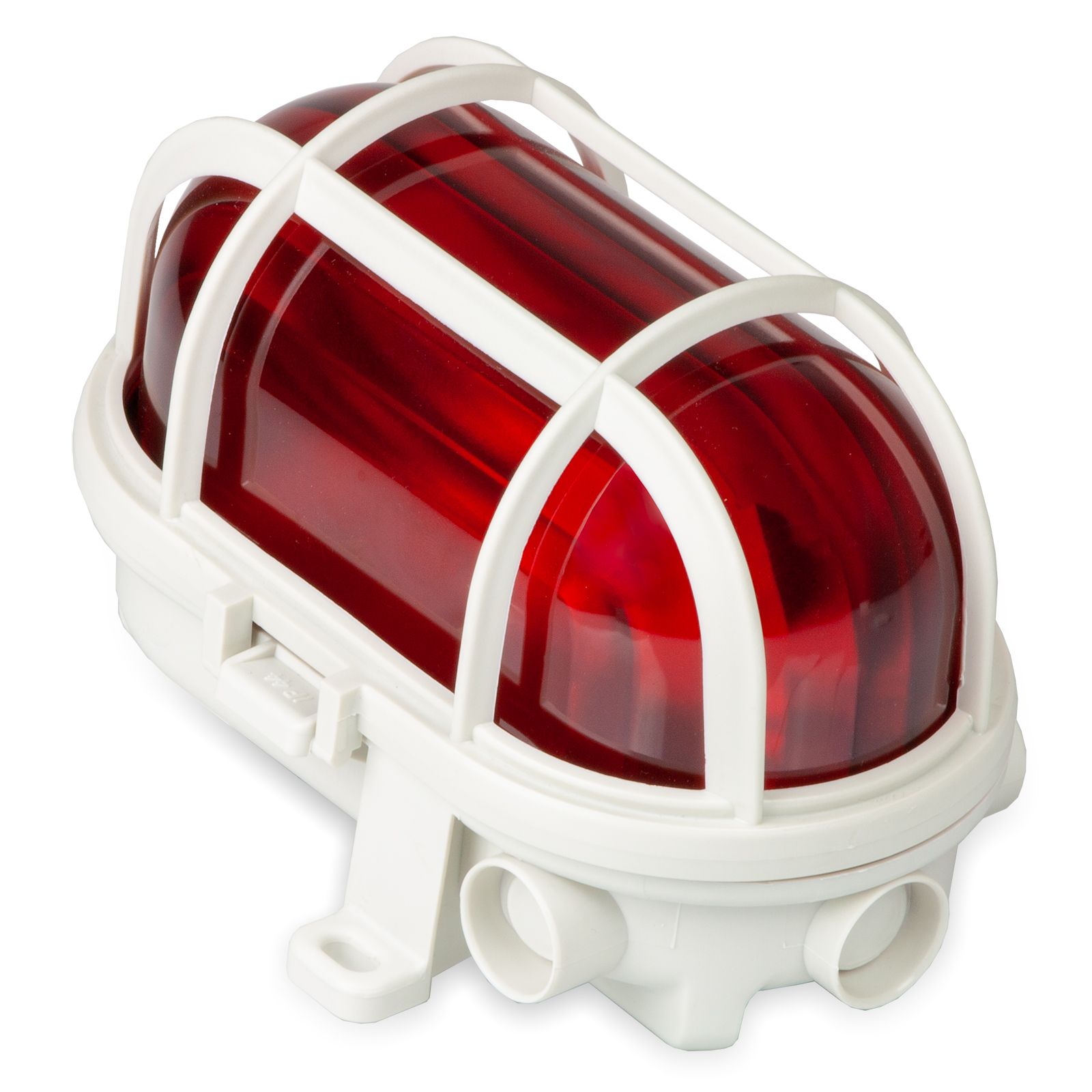 Plafon. schermo ROSSO con Gabbia 40W