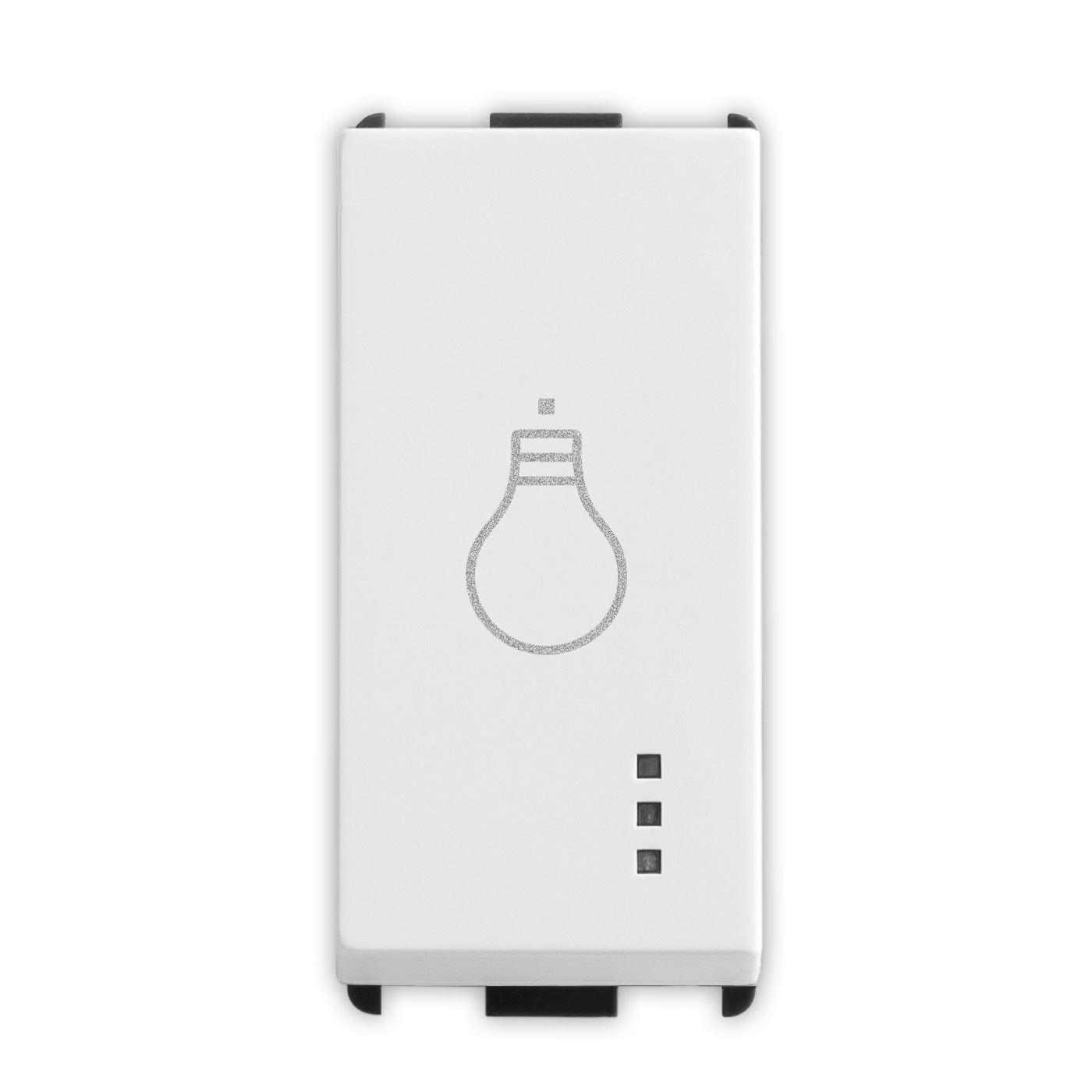 PIXIA Pulsante Luce 10A NO White