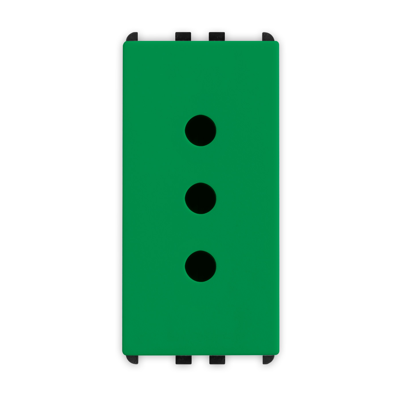 PIXIA Presa 2P+T 10A VERDE
