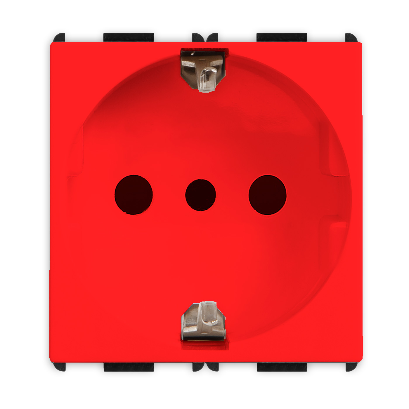 PIXIA Presa P30 Schuko 2P+T 16A ROSSA