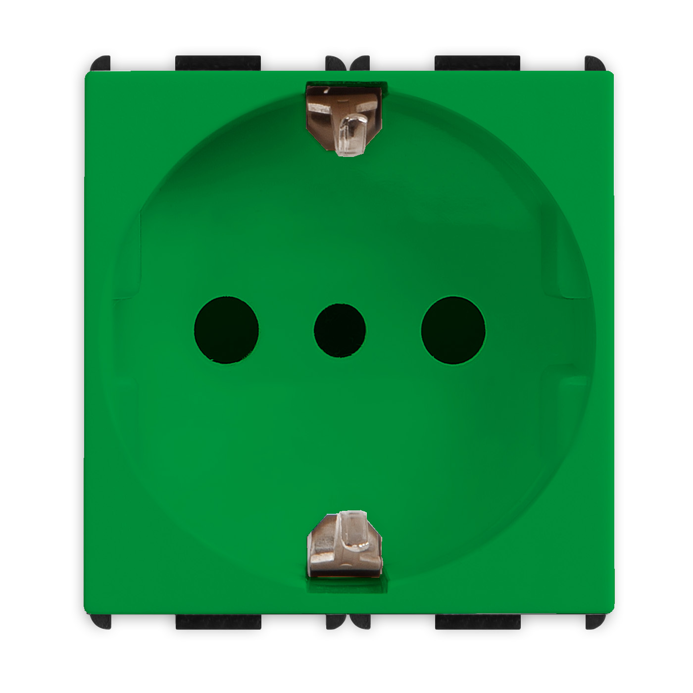 PIXIA Presa P30 Schuko 2P+T 16A VERDE