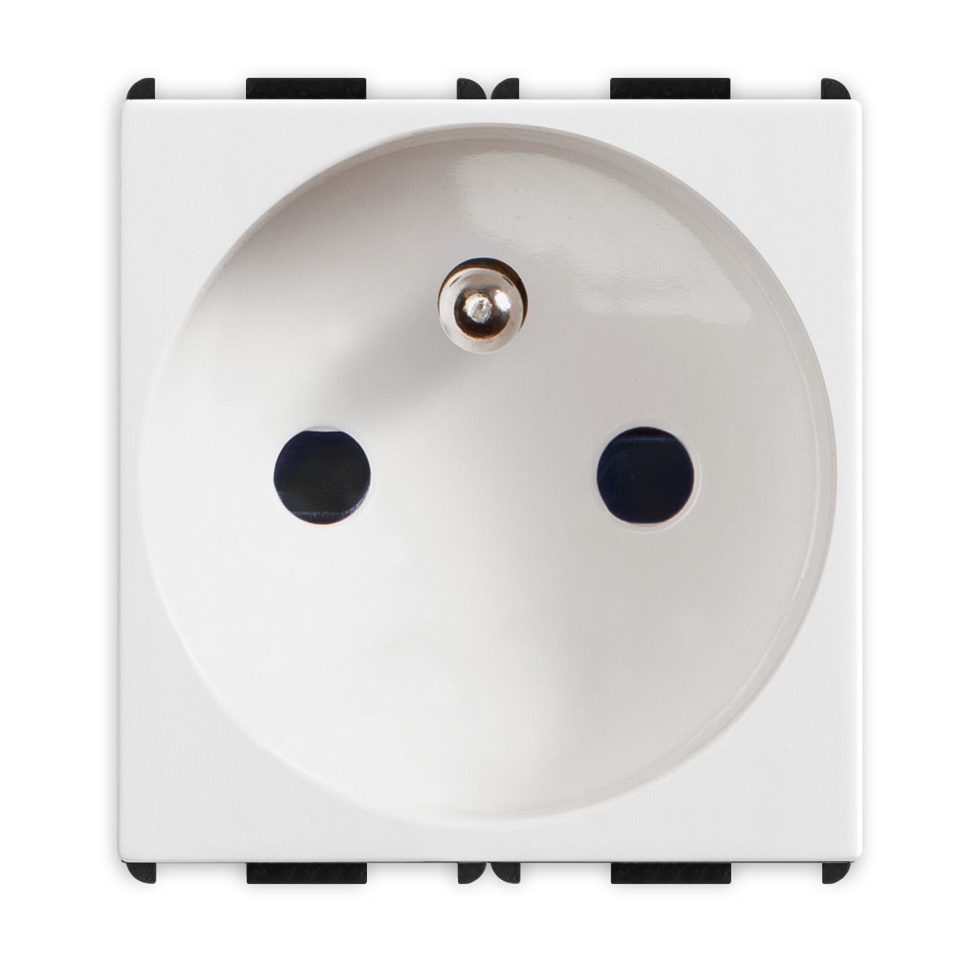 PIXIA Presa 2P+T 16A St.Francese White