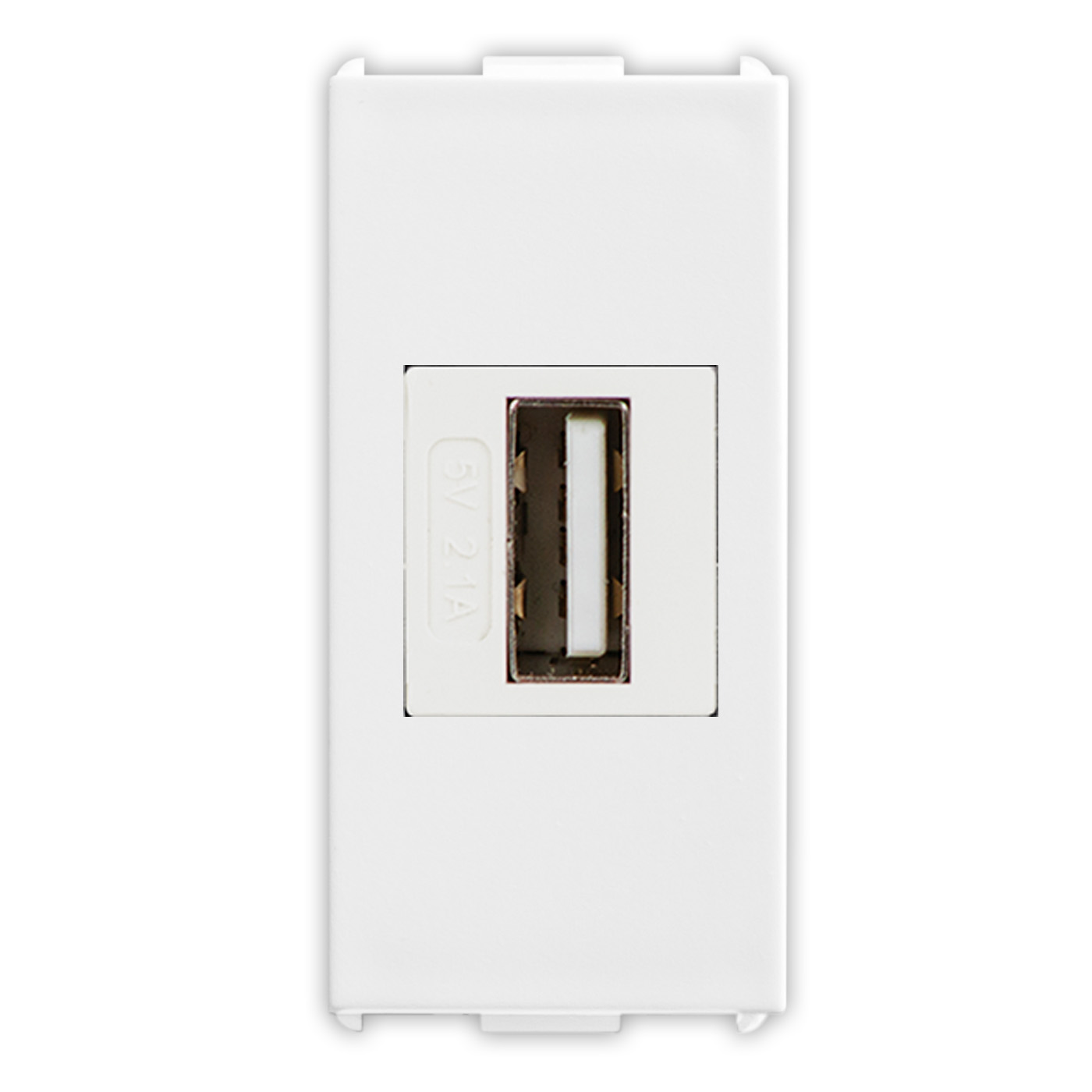 PIXIA Alimentatore USB A 5V 2.1A White