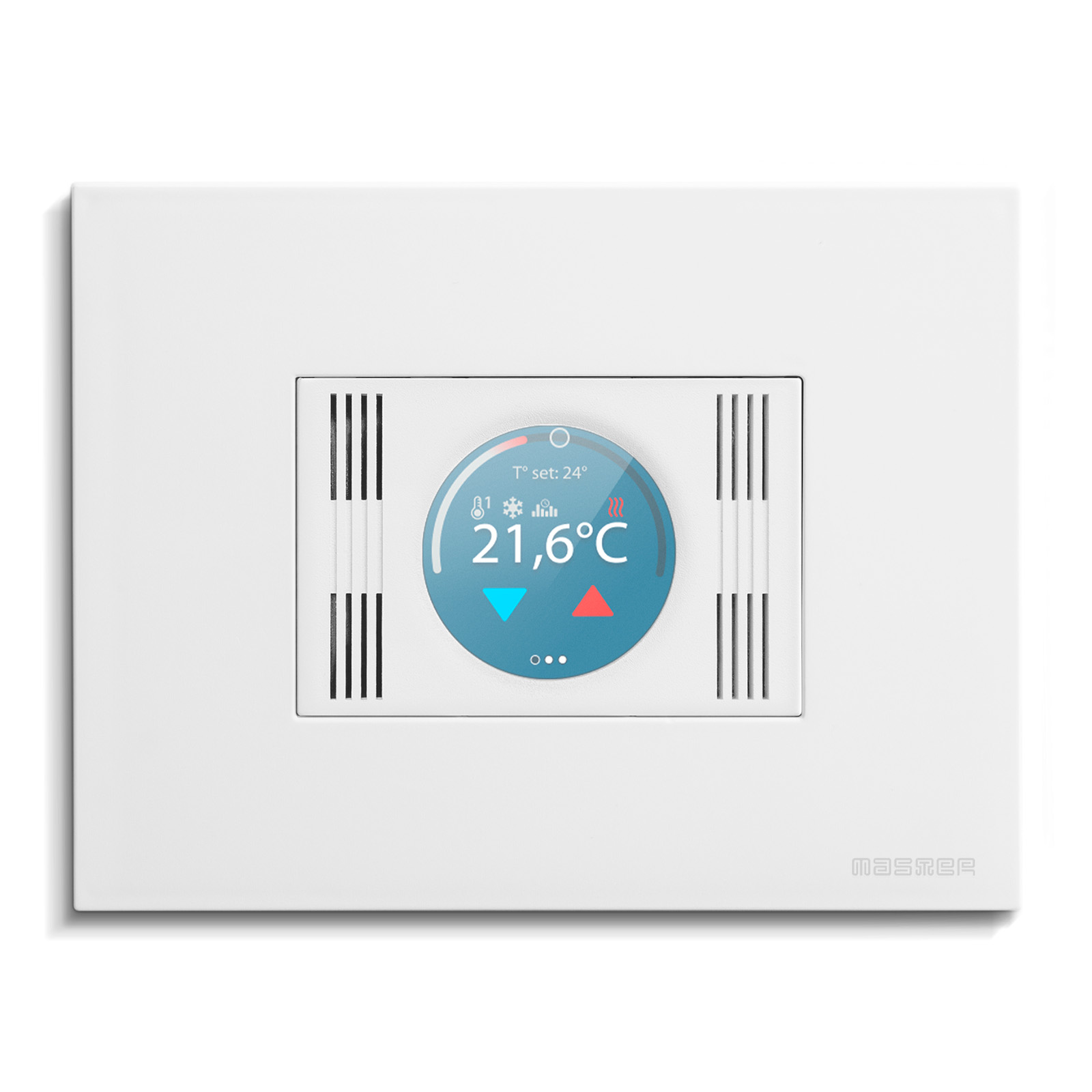 Cronotermostato SFERIA 3M.White + Placca