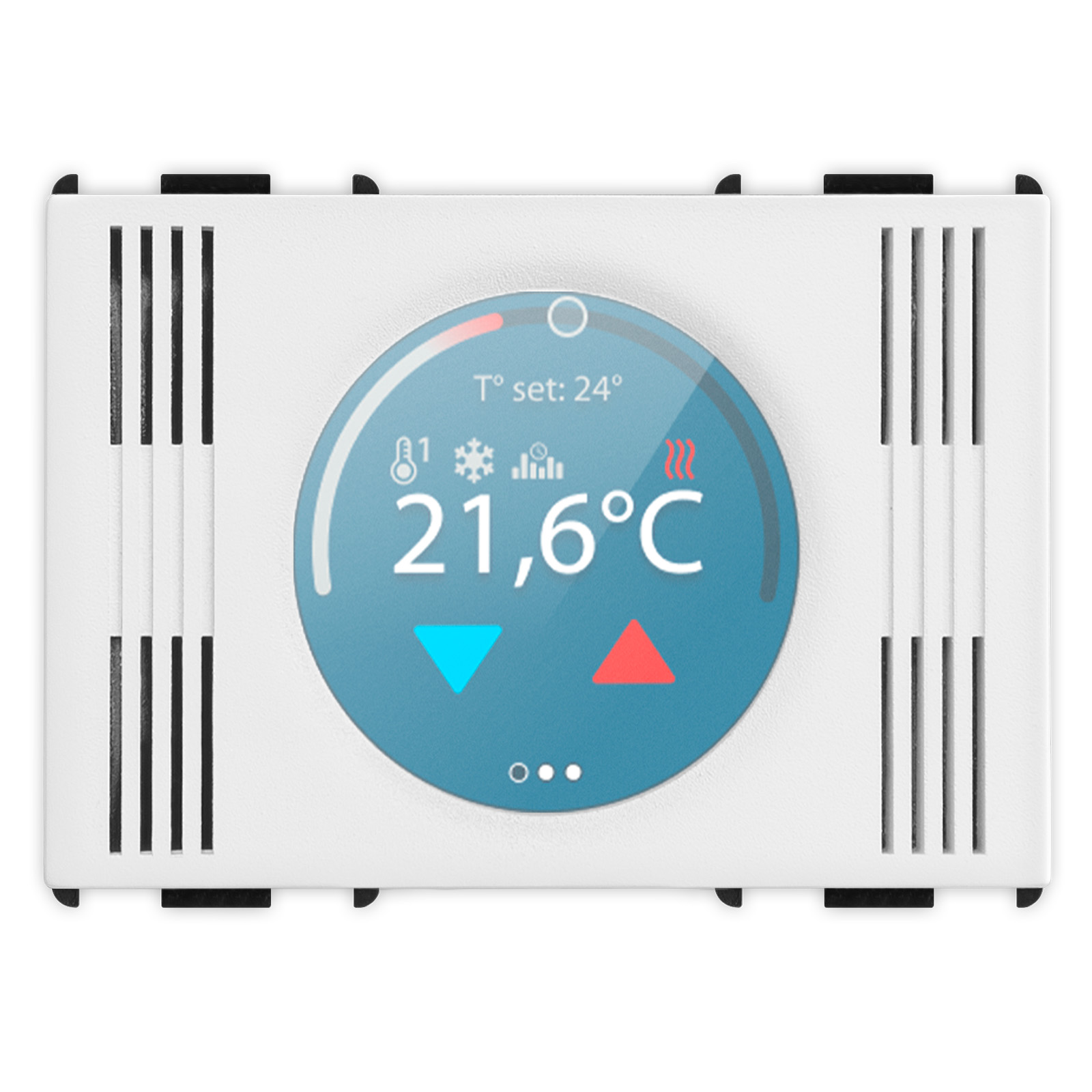 Cronotermostato touch SFERIA 3M.White