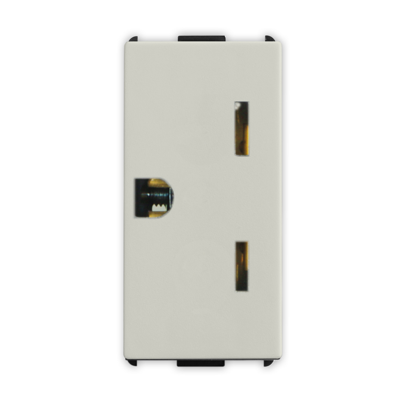 PIXIA Presa 2P+T Laterale 15A 250V Sand