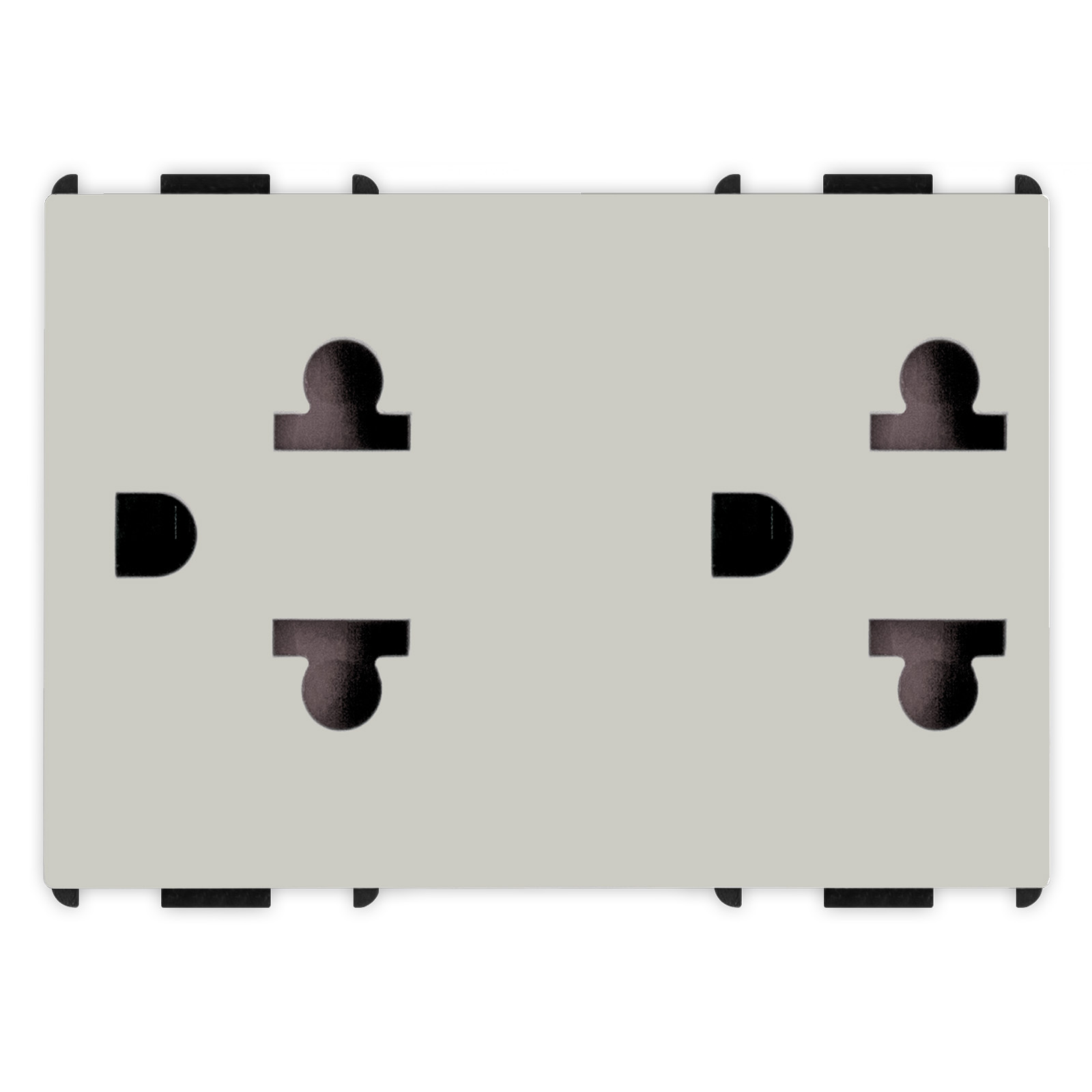 PIXIA Pr.2P+T16A250V EUROAM.DOPPIA Sand