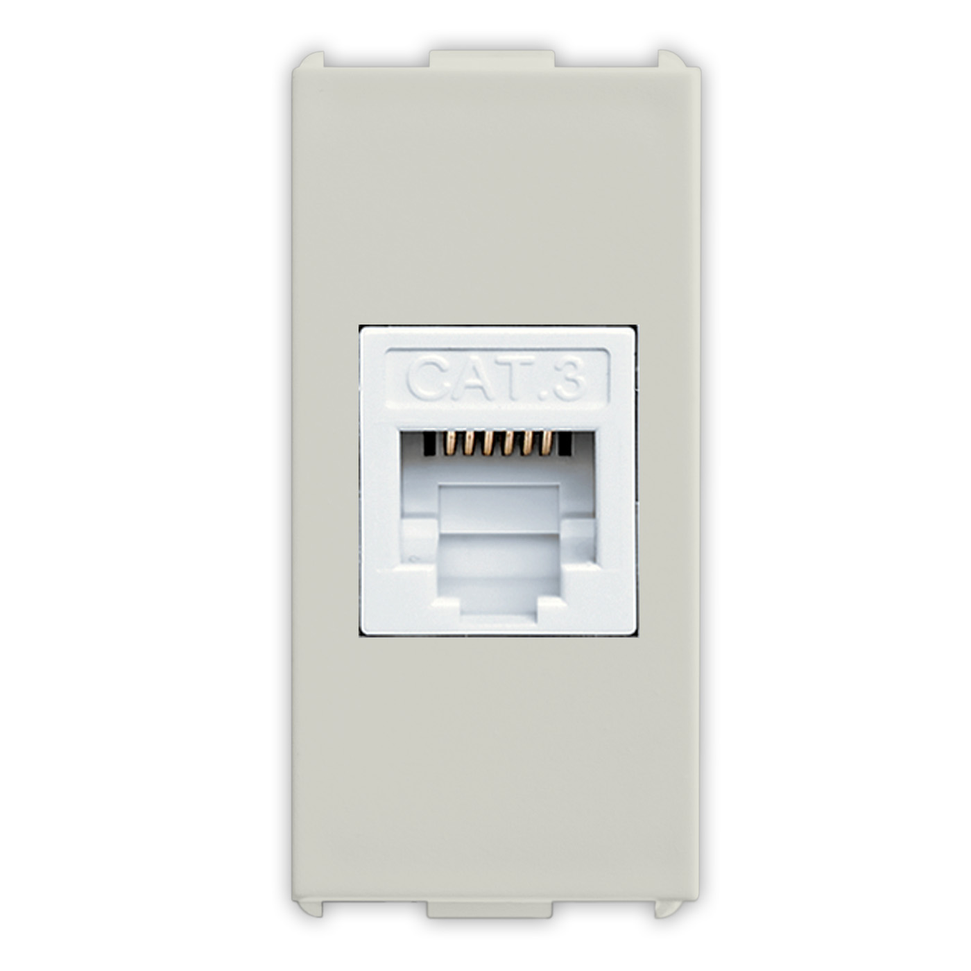 PIXIA Presa RJ12 1 Plug 6-6 Sand