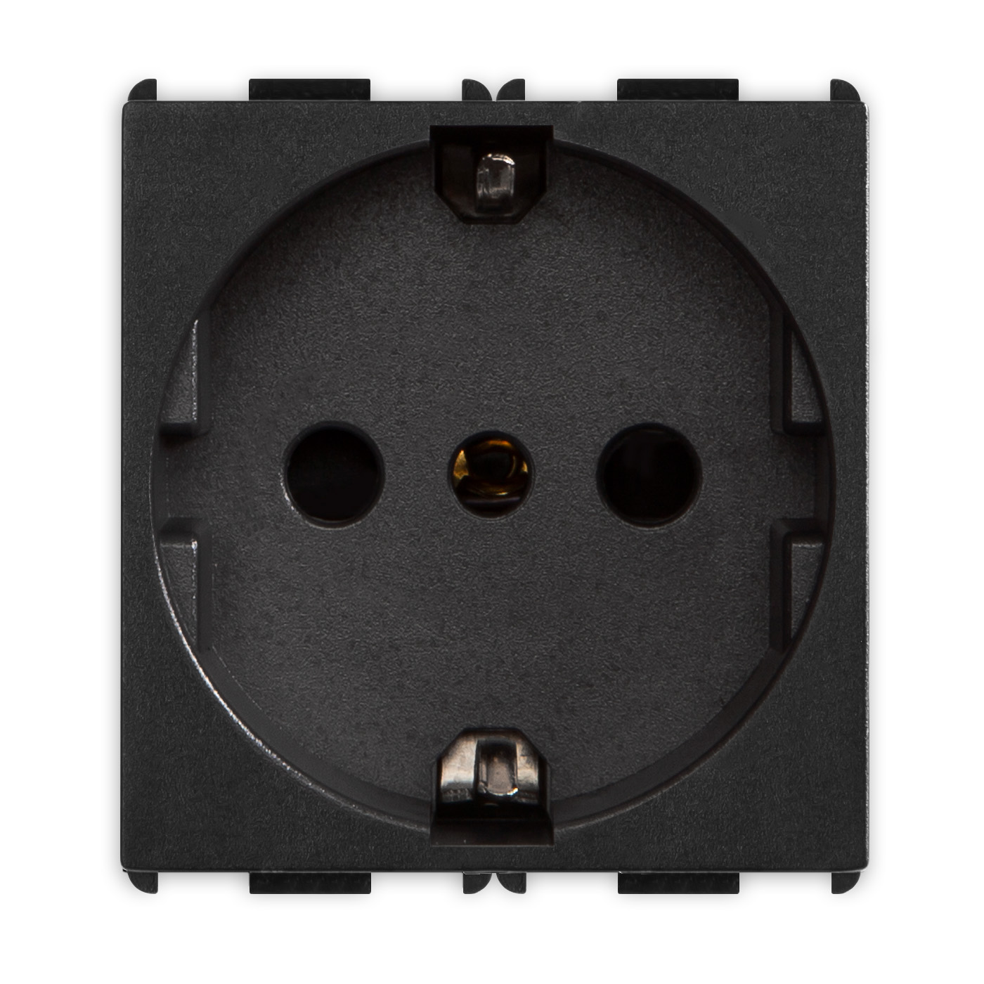 PIXIA Presa P30 Schuko 2P+T 16A Black
