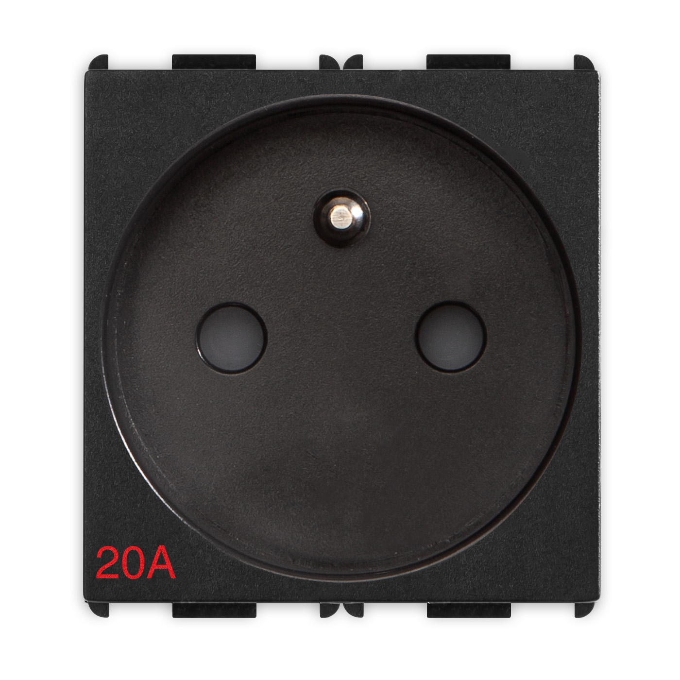 PIXIA Presa 2P+T 20A St.Francese Black