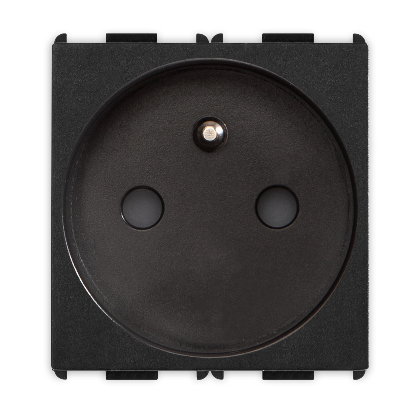 PIXIA Presa 2P+T 16A St.Francese Black
