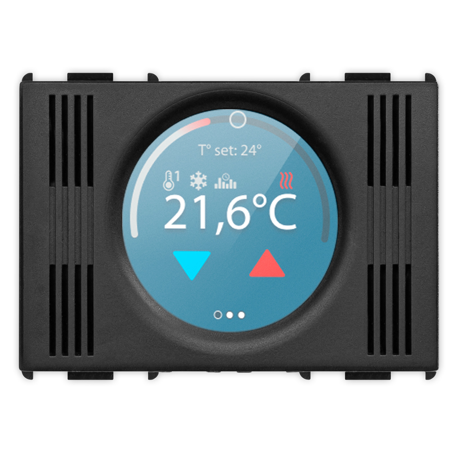 Cronotermostato touch SFERIA 3M.Black