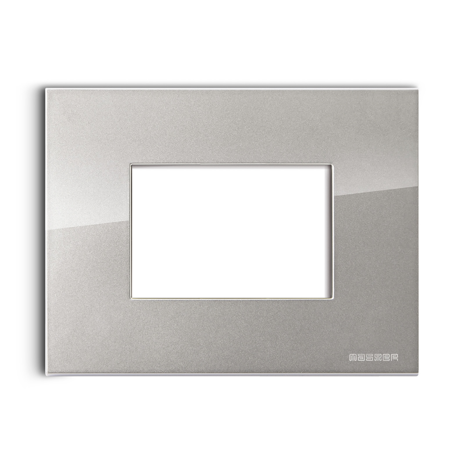 PIXIA Placca 3 Posti CLEAR TITANIUM
