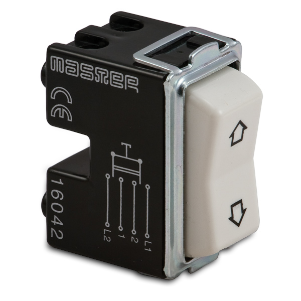 Doppio pulsante con frecce 10A 2 NO
