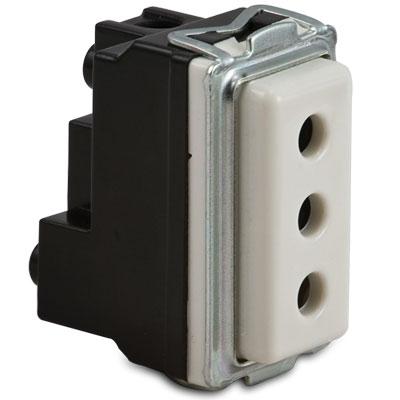 Presa Sicura 2 P.+Terra 10A
