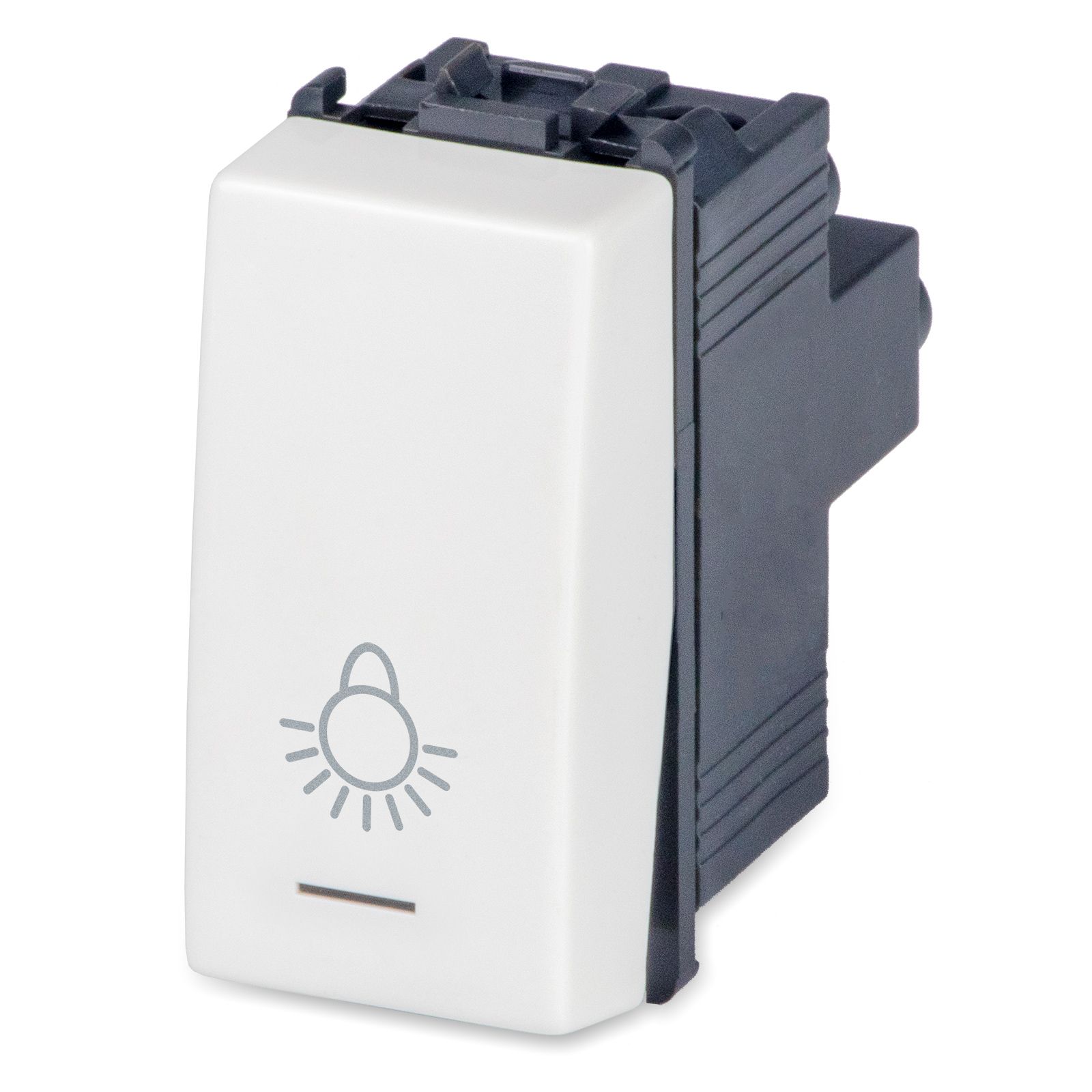 MIX Pulsante LUCE 16A NO Illuminato