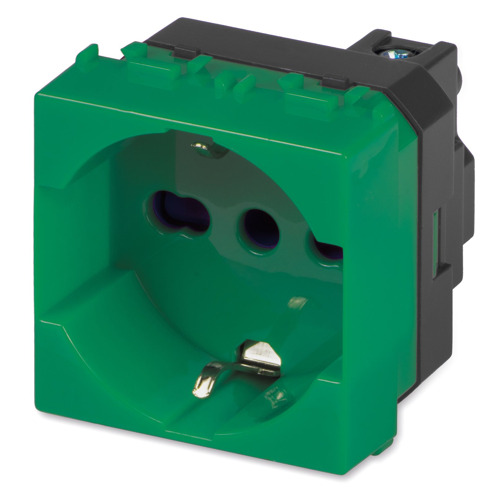 MIX Presa P40 univ. 2P+T 16A VERDE
