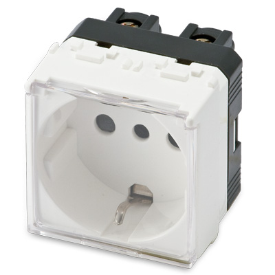 MIX Presa P30 Schuko 2P+T con portello