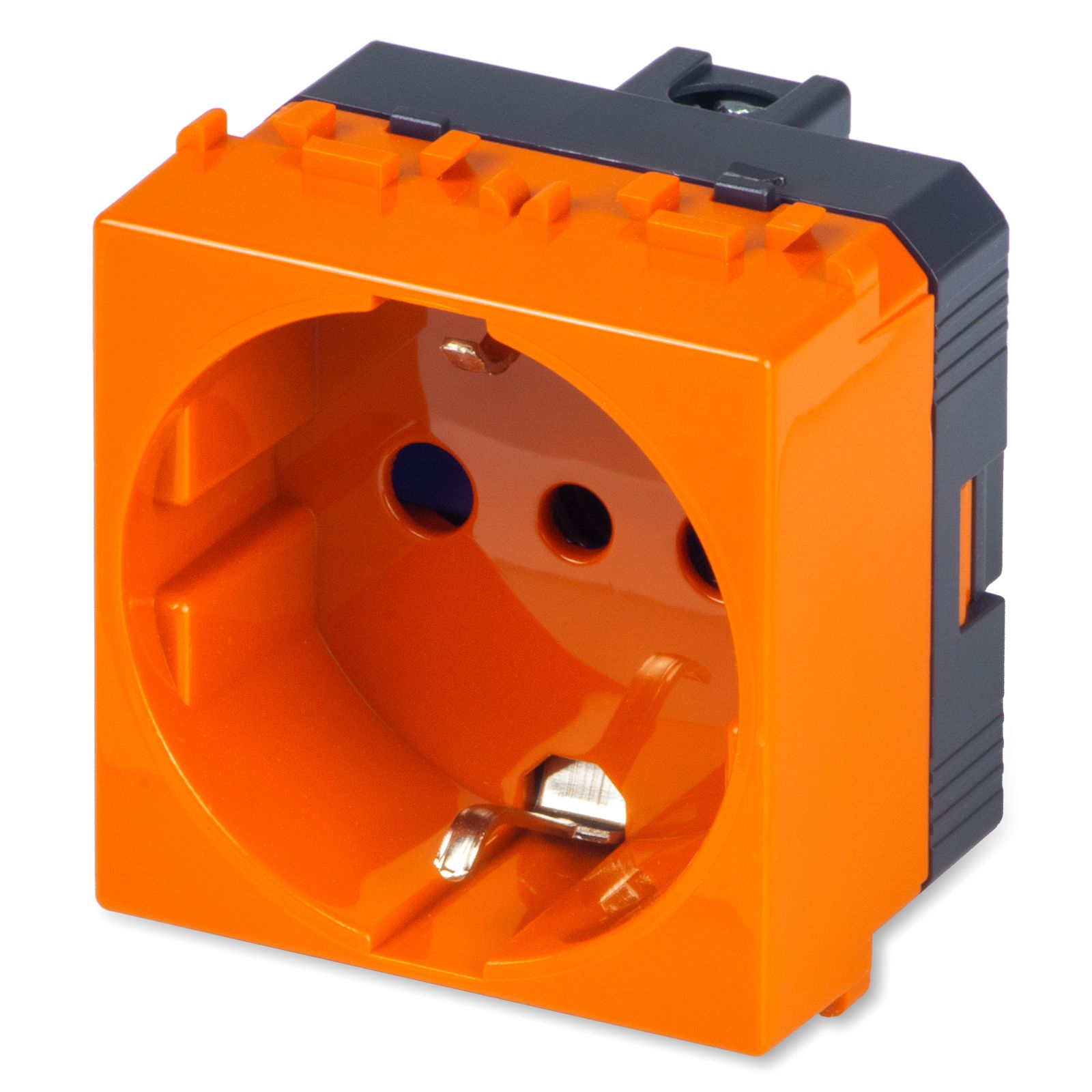 MIX Presa P30 Schuko 2P+T 16A ARANCIO