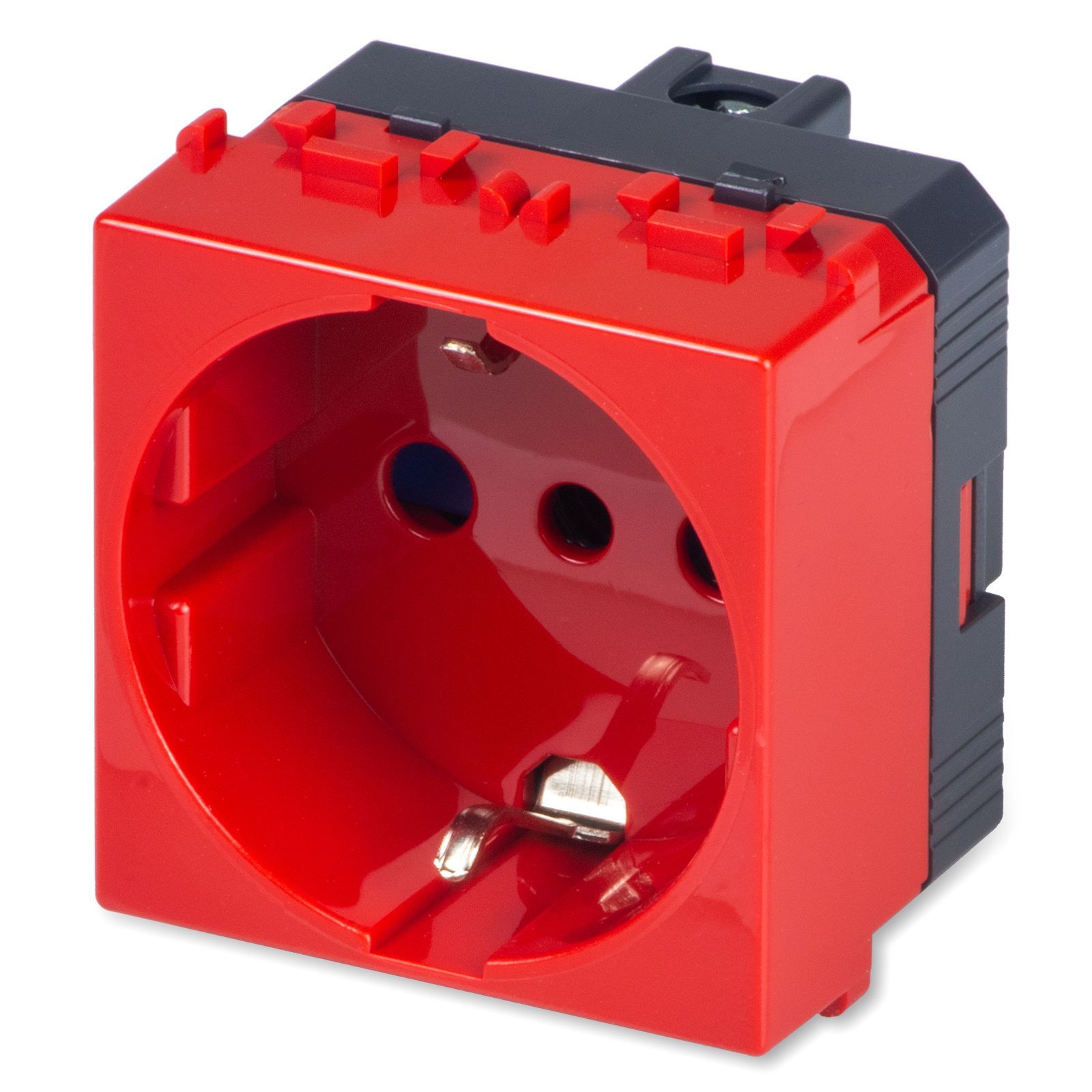 MIX Presa P30 Schuko 2P+T 16A ROSSO