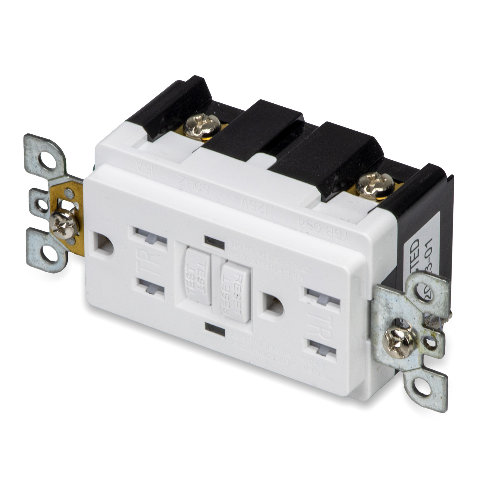 Pr.AMER.GFCI TR 15A 127V c/Sicur.