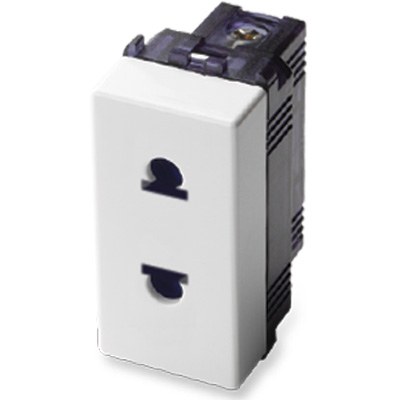 MIX Presa 2P 16A 250V EUROAMER.Ø 4.8 mm