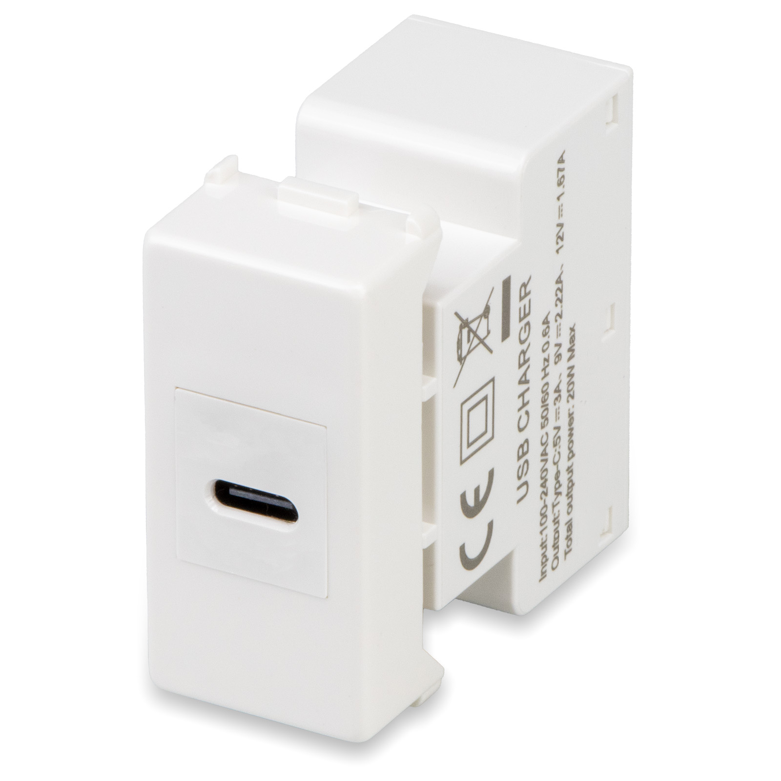 MIX Alim.USB C 100/240Vac max20W
