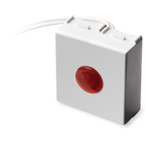 Mix Portalamp.Spia ROSSA 2 Moduli