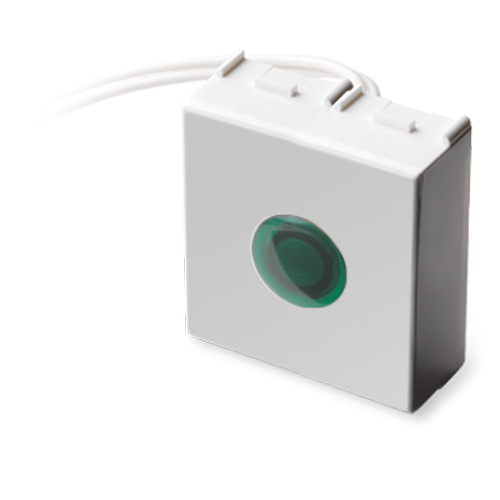 Mix Portalamp.Spia VERDE 2 Moduli