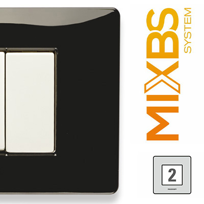 MixBS Placca 2 P. St.ING. BLACK PANTER