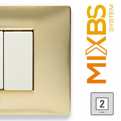 MixBS Placca 2 P. St.ING. ORO KARAT