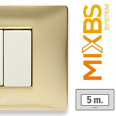 MixBS Placca 5 P. St.ING ORO KARAT