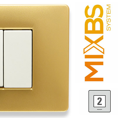 MixBS Placca 2 P. St.ING. STAR DUST