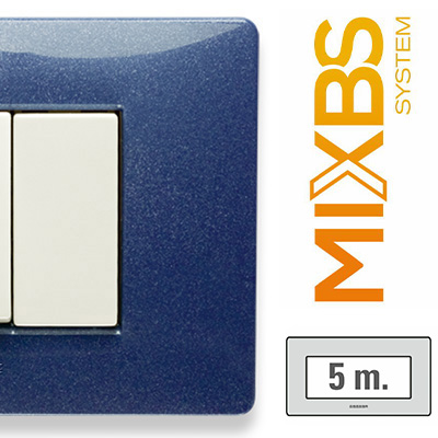 MixBS Placca 5 P. St.ING BLU VEGA