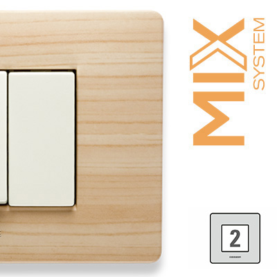 MIX Placca 2 P. STRETTA ESSENZA CRICKET