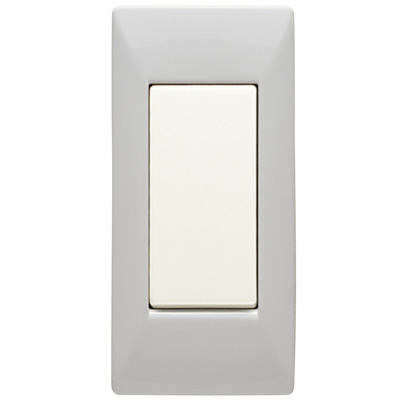 MIX Placca 1 Posti BIANCO ASPEN