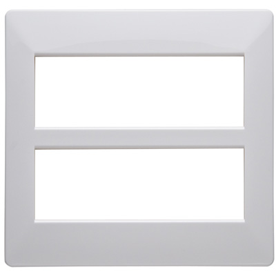 MIX Placca 12 Posti BIANCO ASPEN