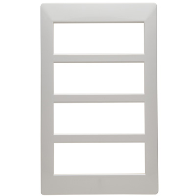 MIX Placca 24 Posti BIANCO ASPEN