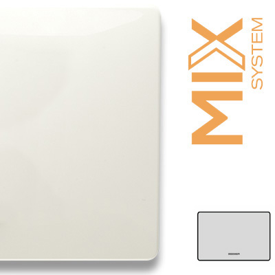 MIX Placca Cieca 3mod. BIANCO ASPEN