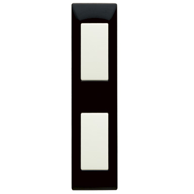 MIX Placca 1+1 Posti NERO PANTHER