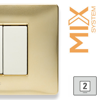 MIX Placca 2 Posti ORO KARAT