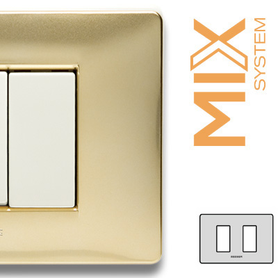 MIX Placca 2 Posti ORO KARAT