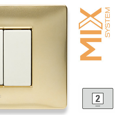 MIX Placca 2 P. Centrali ORO KARAT