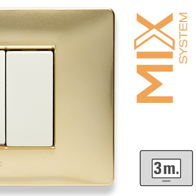 MIX Placca 3 Posti ORO KARAT